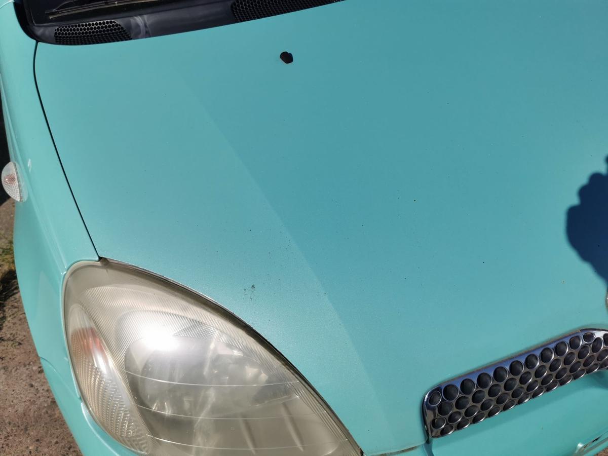 Toyota Yaris XP10 Motorhaube Haube Klappe Deckel Bonnet vorn 764 Light Aqua Met