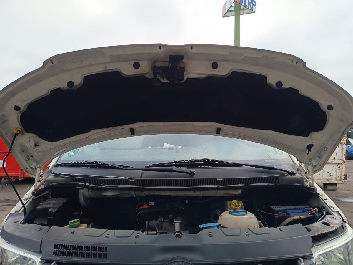 VW T5 7H Transporter Motorhaube Klappe Deckel vorn Front 902 Grauwei&szlig; Bj 2006