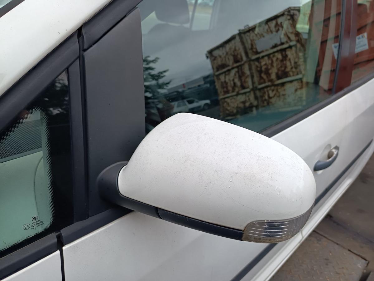 VW Touran 1T original Au&szlig;enspiegel links elektrisch LB9A Candyweiss Bj 2004