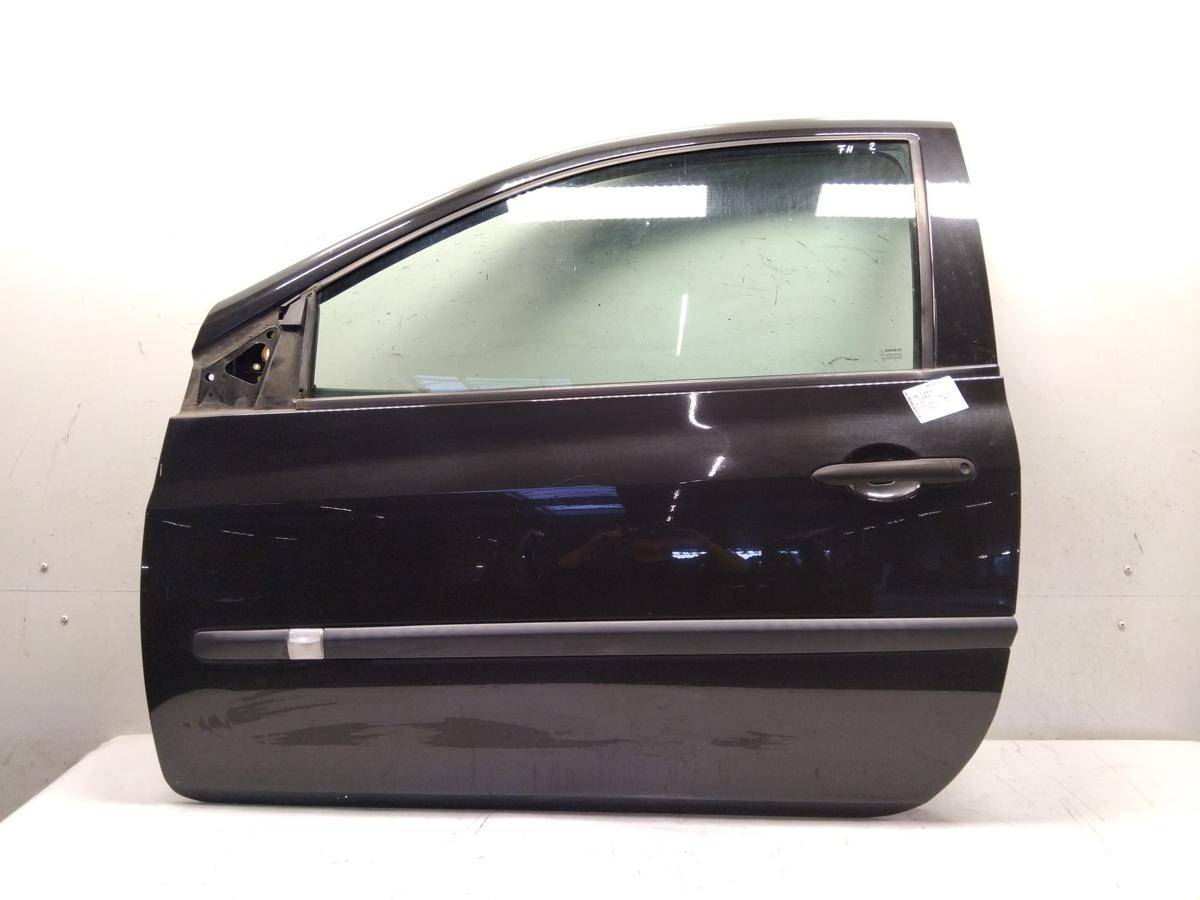 Renault Clio 3 Tür vorn links Fahrertür 3-Türer schwarzmetallic NV676 Bj.2006