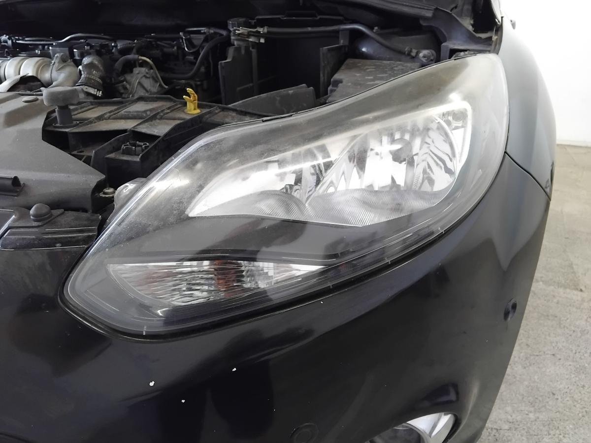 Ford Focus 3 DYB orig Scheinwerfer links schwarz Visteon mit LWR vergilbt BJ2011