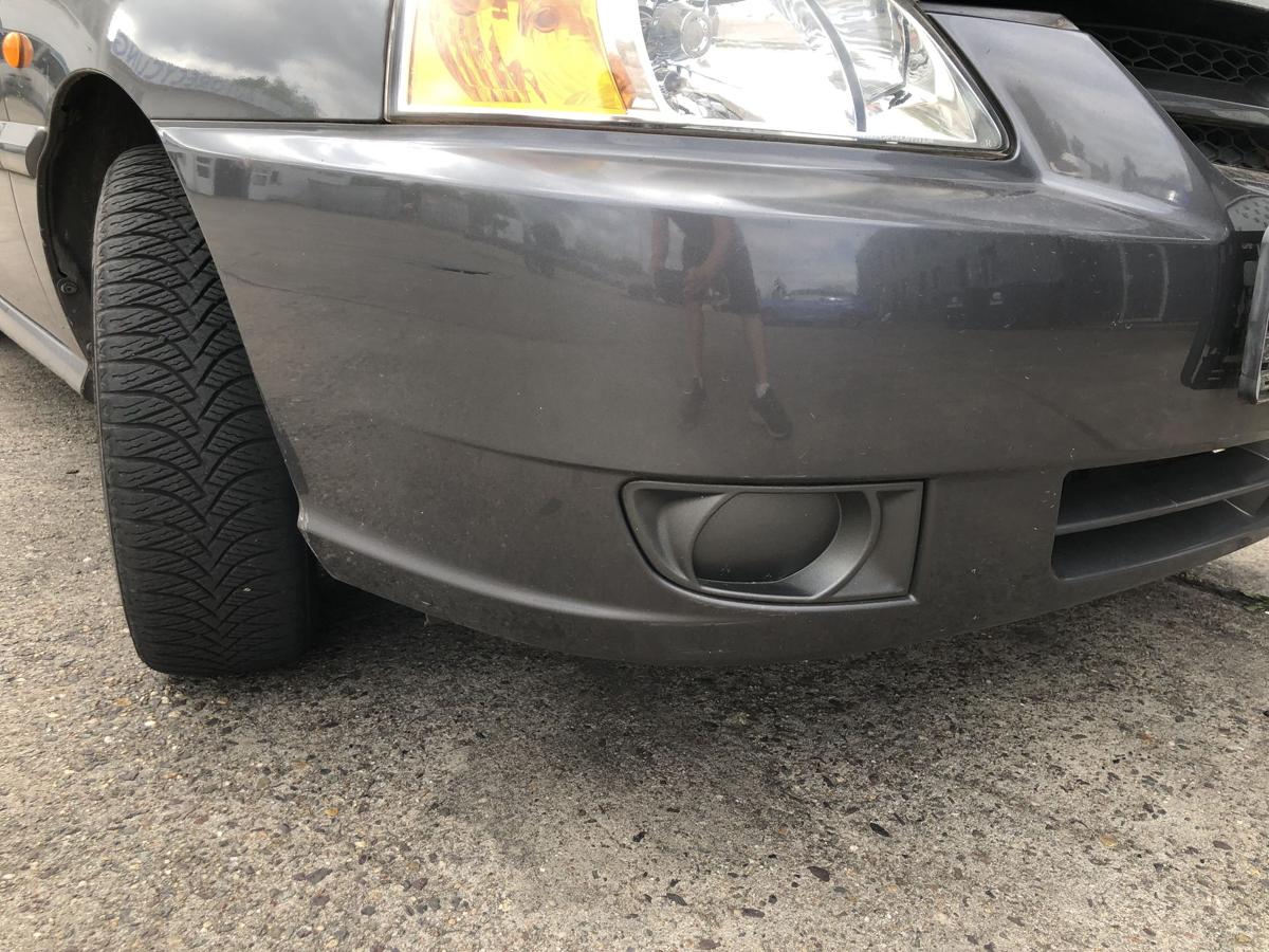 Kia Rio DC Stoßfänger vorn Frontschürze Facelift ohne PDC V9 Pewter Grey