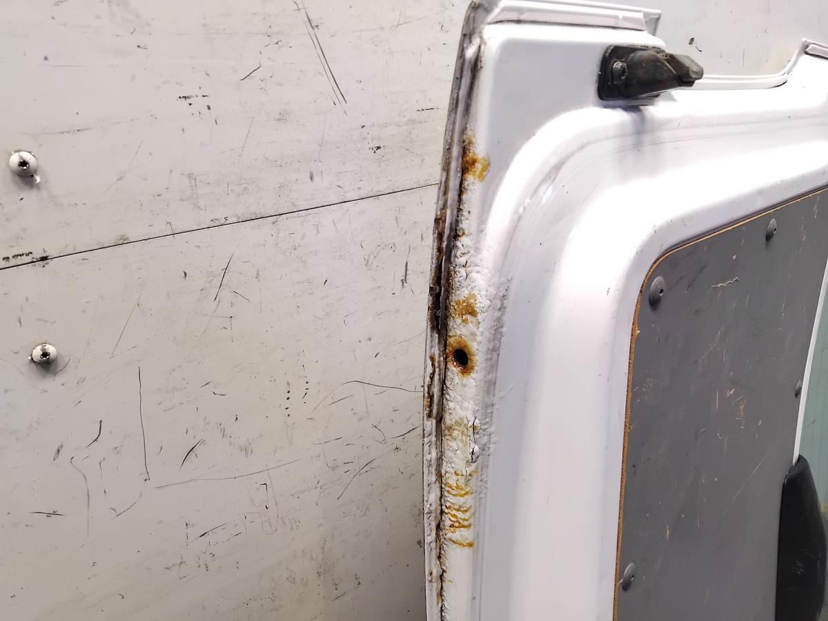 VW Caddy 2K original Heckklappe LB9A Candywei&szlig; mit Heckscheibe BJ2005