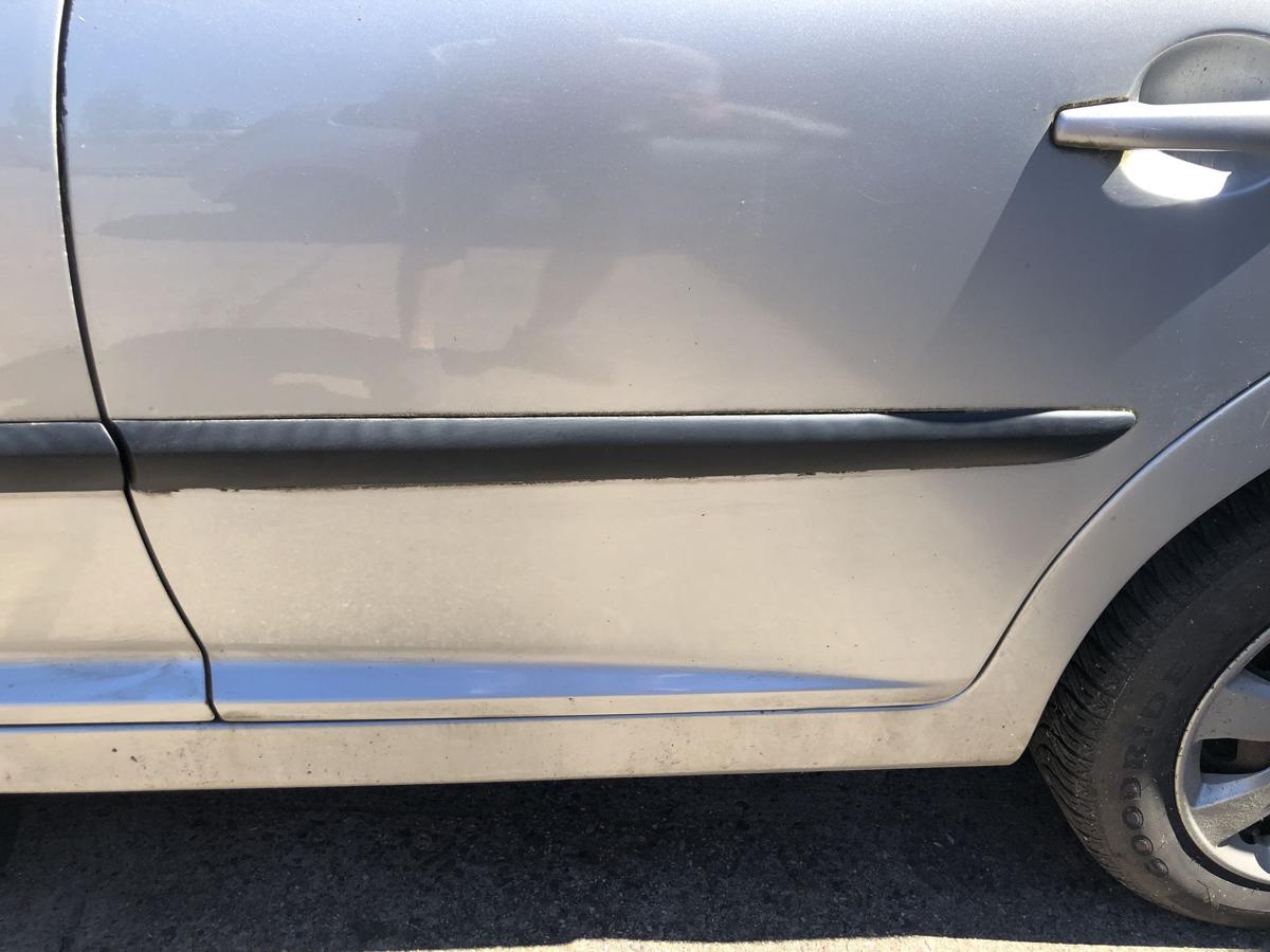 Peugeot 207 WA WC T&uuml;r hinten links Fondt&uuml;r 5-t&uuml;rer im Rohbau EZR Aluminiumgrau