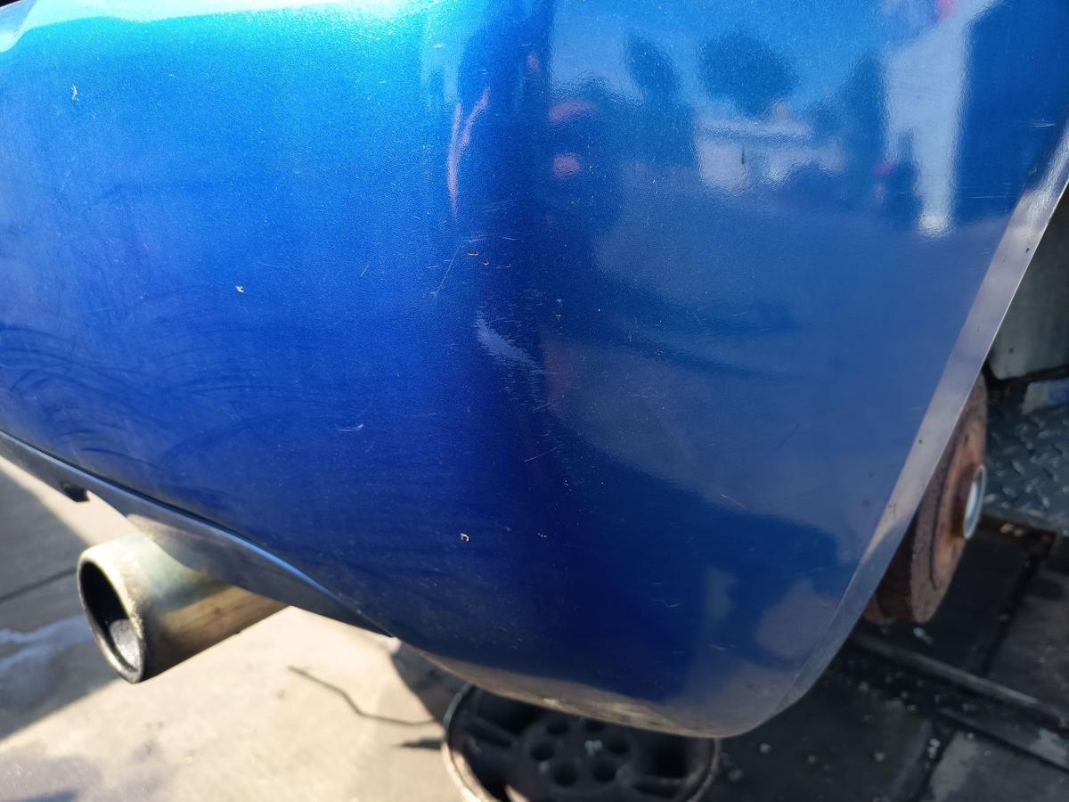 Citroen C2 original Stoßstange Fänger hinten/Heck KMH Königsblau Bj 2005