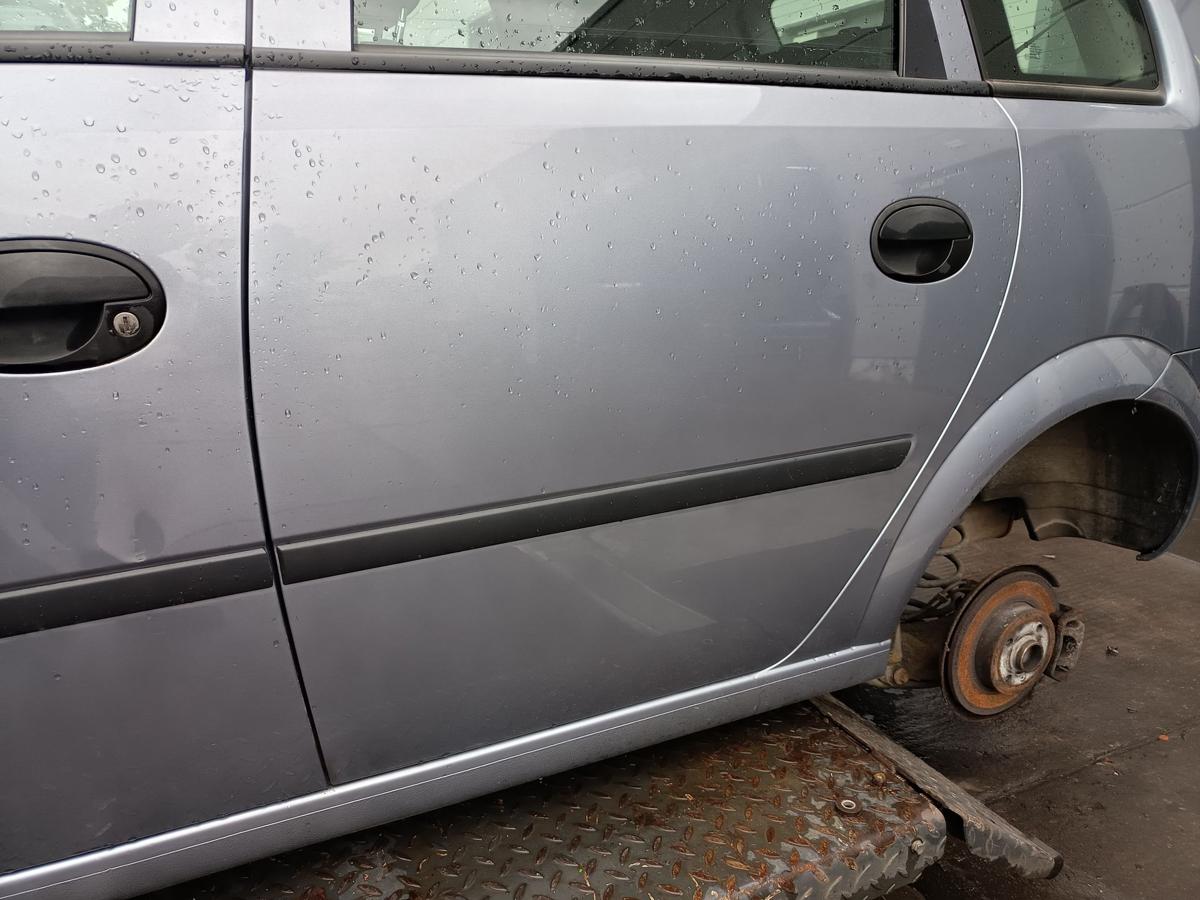 Opel Meriva A orig Tür hinten links Fahrerseite Z163 Silber Bj 2003