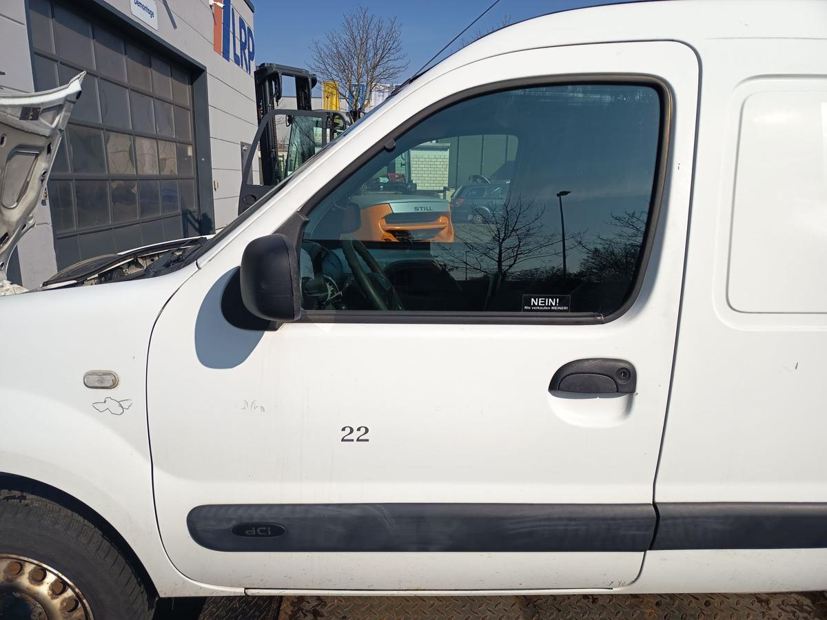 Renault Kangoo KC original T&uuml;r vorn links Fahrer 389 Gletscherwei&szlig; Bj 2008