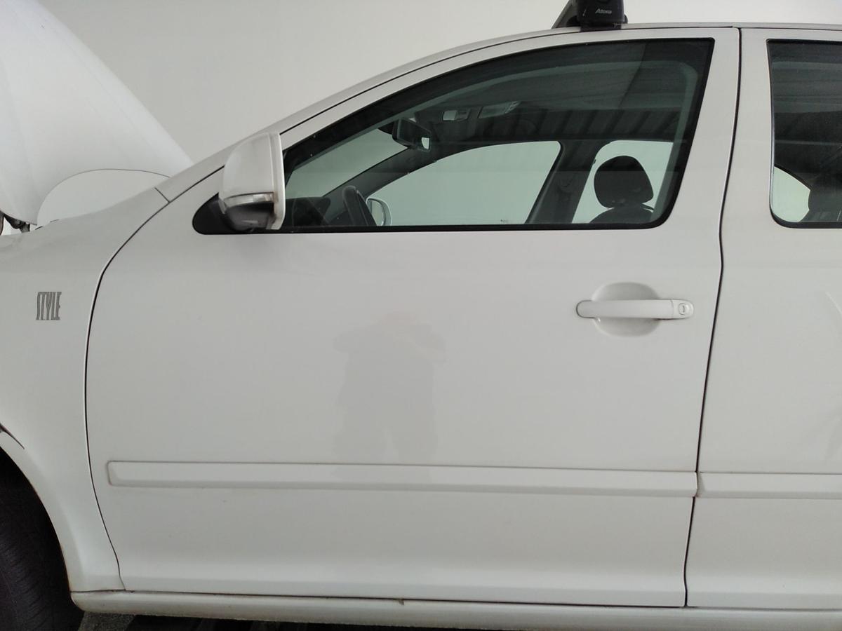 Skoda Octavia 2 1Z Facelift Tür vorn links Fahrertür candyweiss LF9E Bj.2012