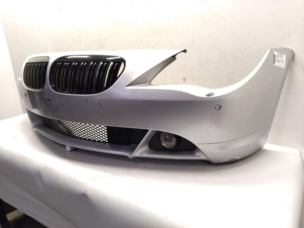 BMW 6er E63 E64 Sto&szlig;f&auml;nger Sto&szlig;stange vorn mit PDC SRA ! M&auml;ngel ! Bj.2006
