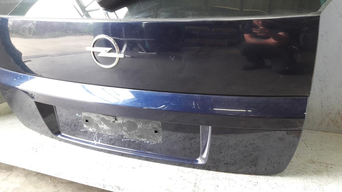 Opel Signum orig vor Facelift Heckklappe mit Scheibe Z21A Saturnblau met Bj 2003