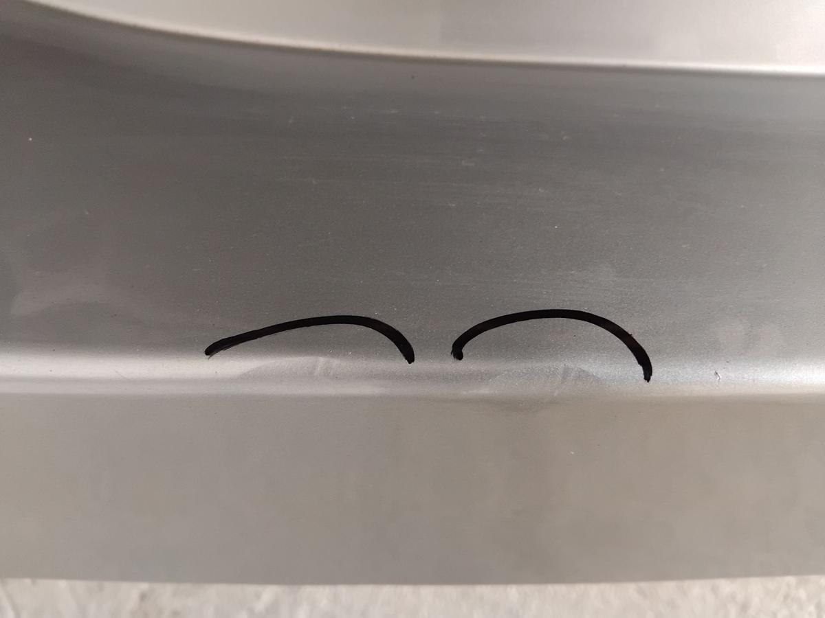 Ford Mondeo 4 Kombi BA7 original Sto&szlig;stange Sto&szlig;f&auml;nger hinten PDC BJ2007 Cosmic-Silber Metallic