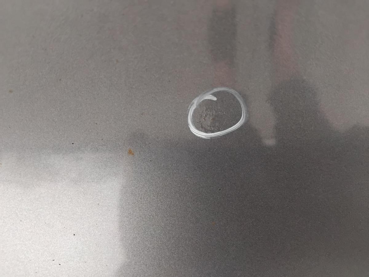 Porsche Cayenne 9PA Turbo Tür hinten links LD7Z Titanium Rohbau BJ2003