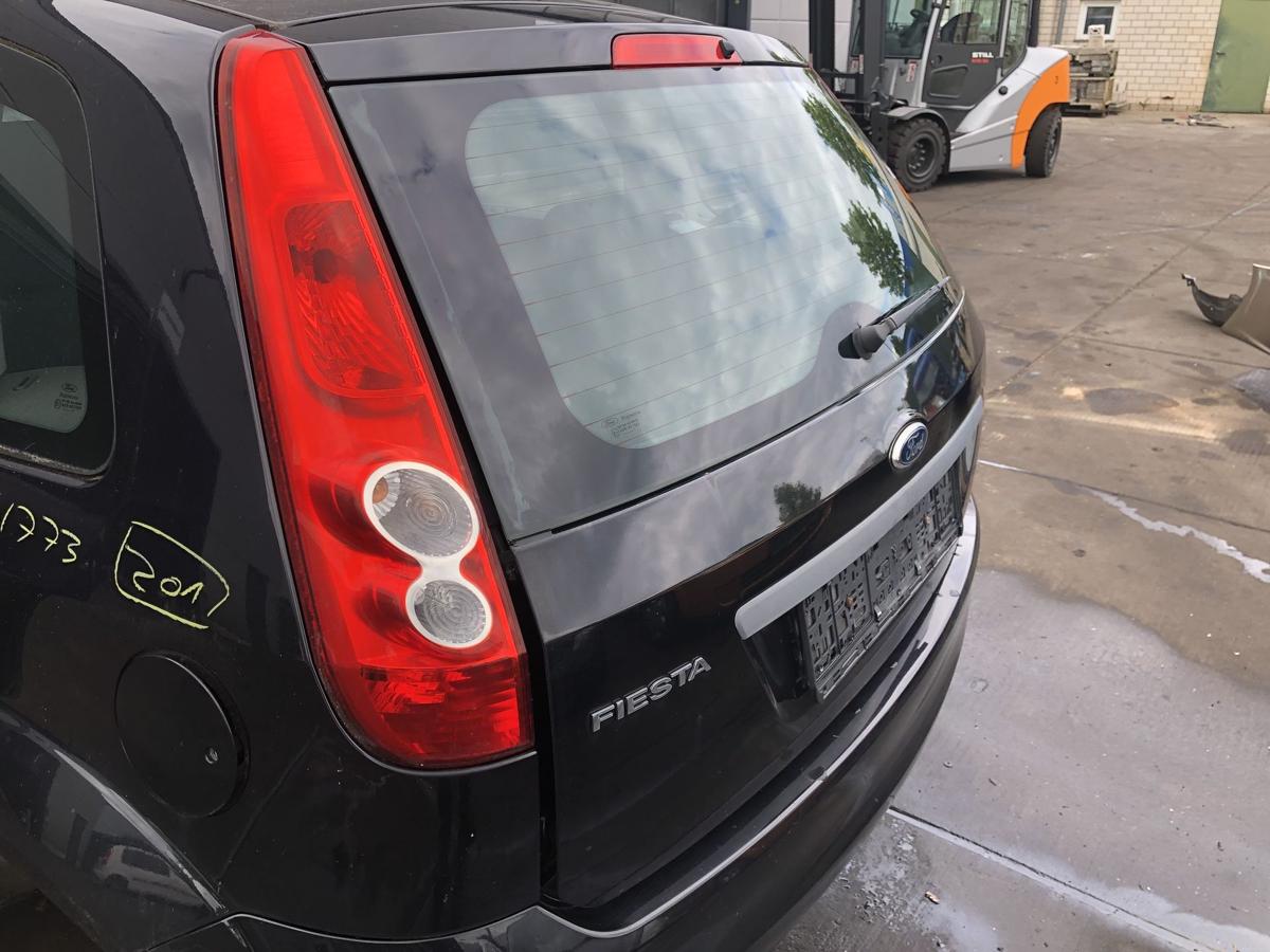Ford Fiesta ´02 original Heckklappe mit Scheibe Pantherschwarz Bj 2007