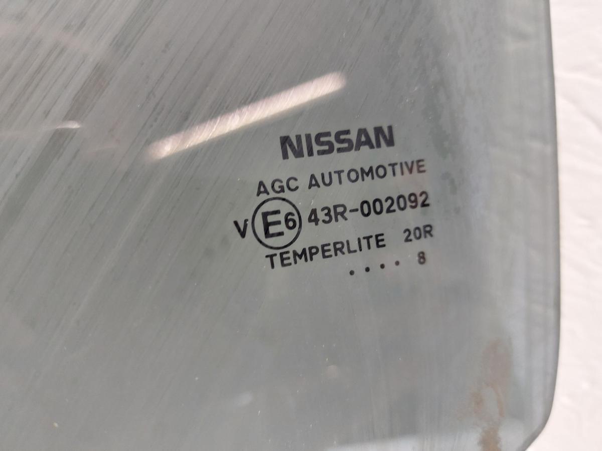 Nissan Qashqai J11 Türscheibe Kurbelscheibe Seitenscheibe hinten links dunkel