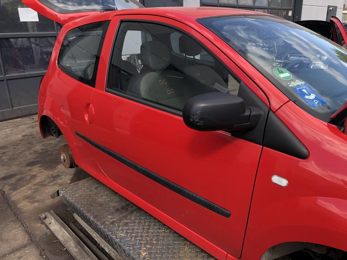Renault Twingo II original Tür rechts Beifahrer OV727 Spanischrot Bj2010