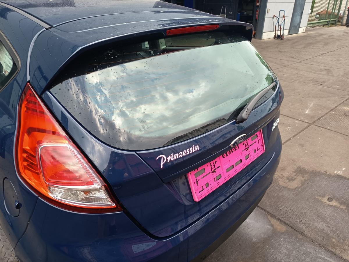 Ford Fiesta Mk7 original Heckklappe mit Scheibe Deckel hinten Blazer blau Bj2013