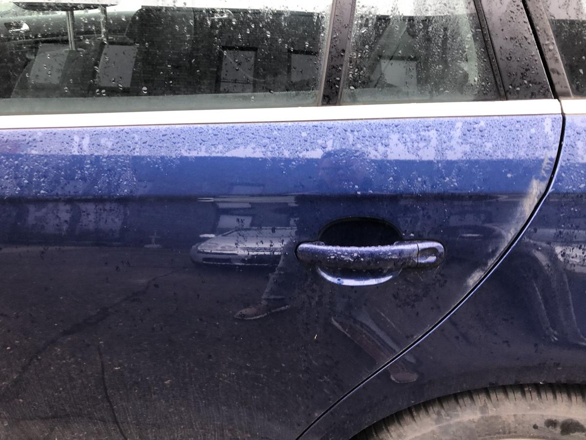 VW Golf 6 VI Variant T&uuml;r hinten links Rohbau Autot&uuml;r Fondt&uuml;r blau