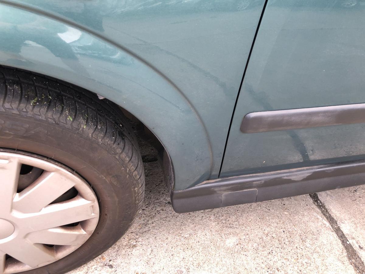 Opel Astra G Kotfl&uuml;gel vorn links Fahrerseite Seitenwand 3GU Jadegr&uuml;n