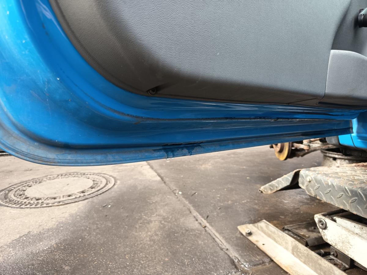 Opel Corsa C 3t&uuml;rer original T&uuml;r links Fahrer Z20A Arubablau Bj 2001