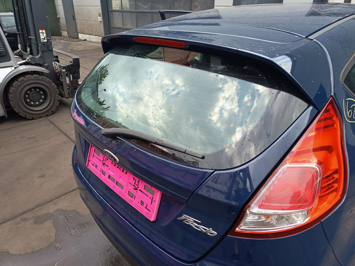 Ford Fiesta Mk7 original Heckklappe mit Scheibe Deckel hinten Blazer blau Bj2013