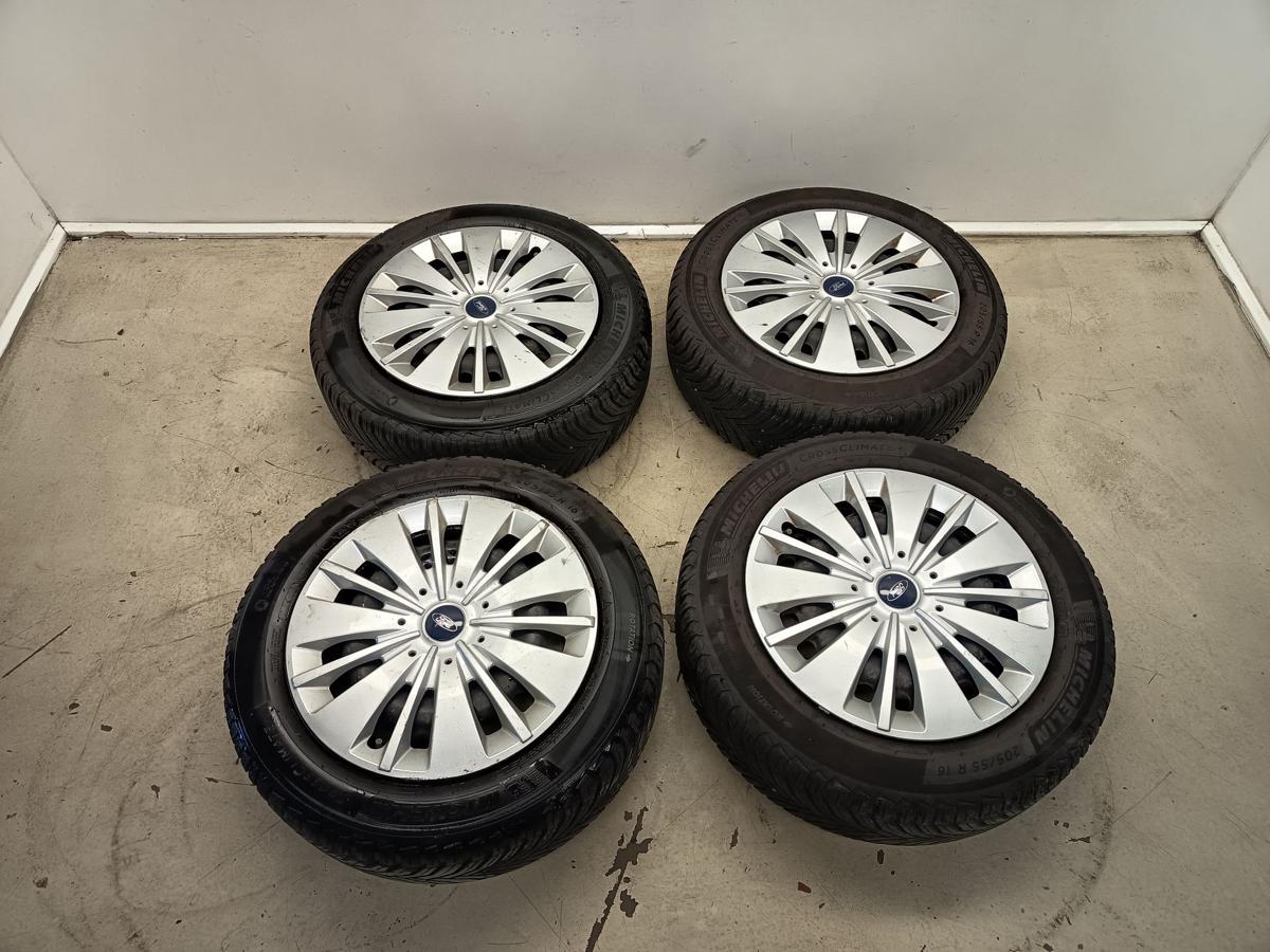 Ford Focus III original Stahlfelgen 6,5x16 ET50 mit Allwetterreifen 205/55 R16