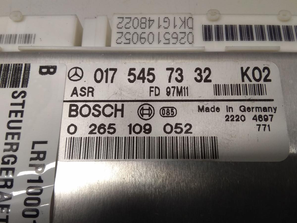 Mercedes Benz E Klasse W210 orig Steuerger&auml;t ASR A0175457332 0265109052 BJ1997