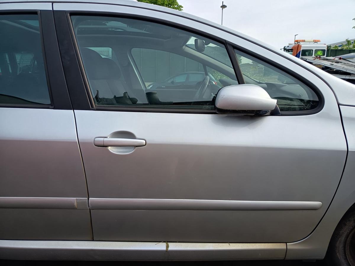 Peugeot 307SW original T&uuml;r vorne rechts EZR Aluminiumgrau Baujahr 2004