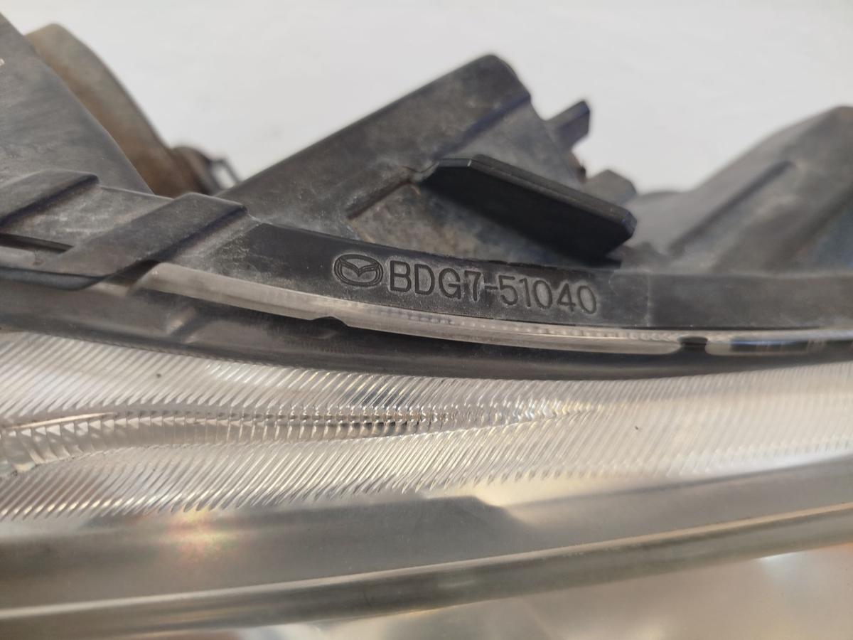 Mazda 3 Typ BL Scheinwerfer rechts Frontscheinwerfer Halogen OEM Trübung