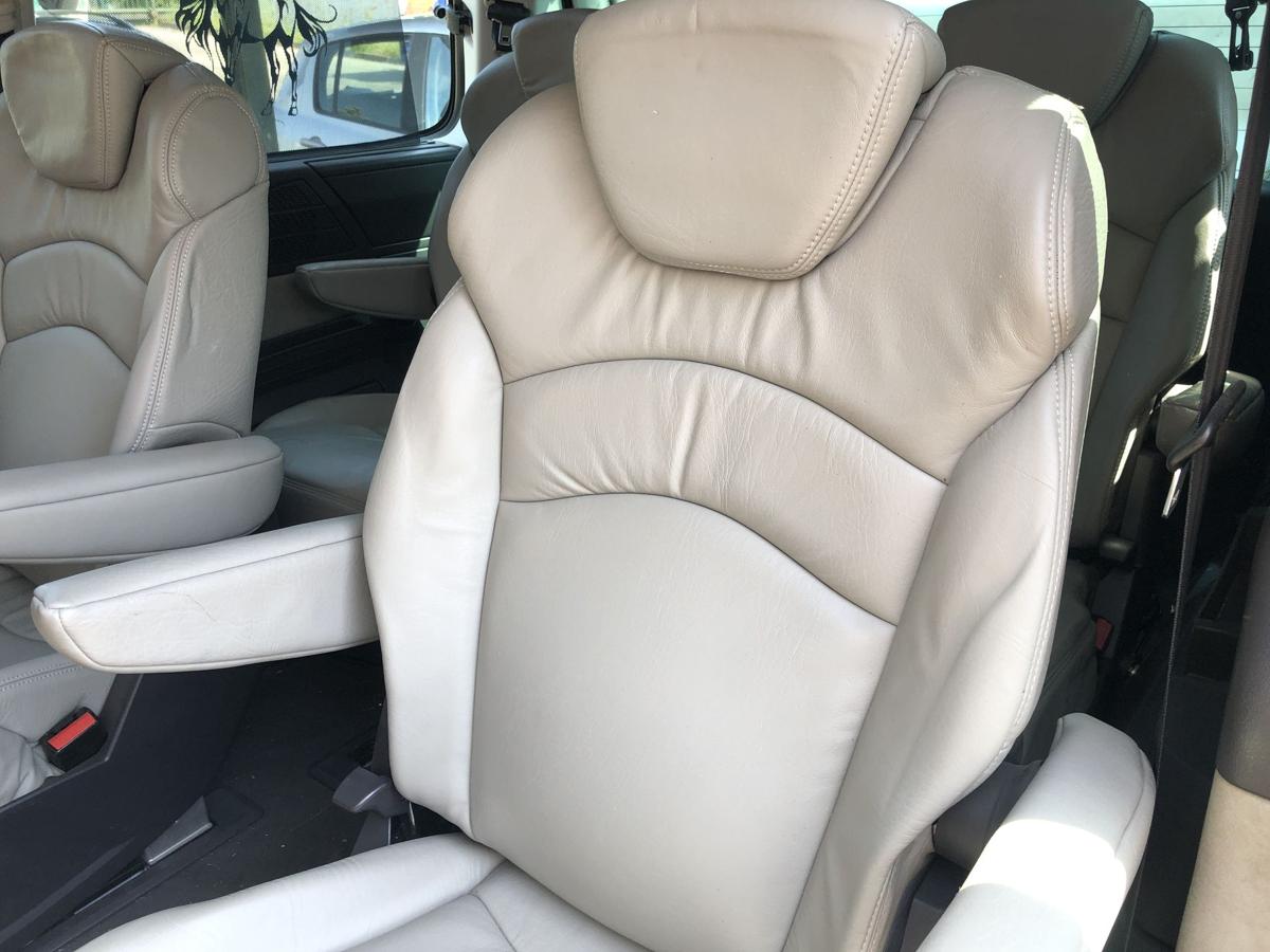 Peugeot 807 original Sitz hinten links Reihe 2 Fond Leder beige Bj 2004