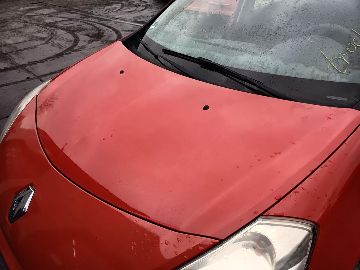 Renault Clio III orig Motorhaube Klappe Deckel vorn Front 727 Spanischrot Bj2012