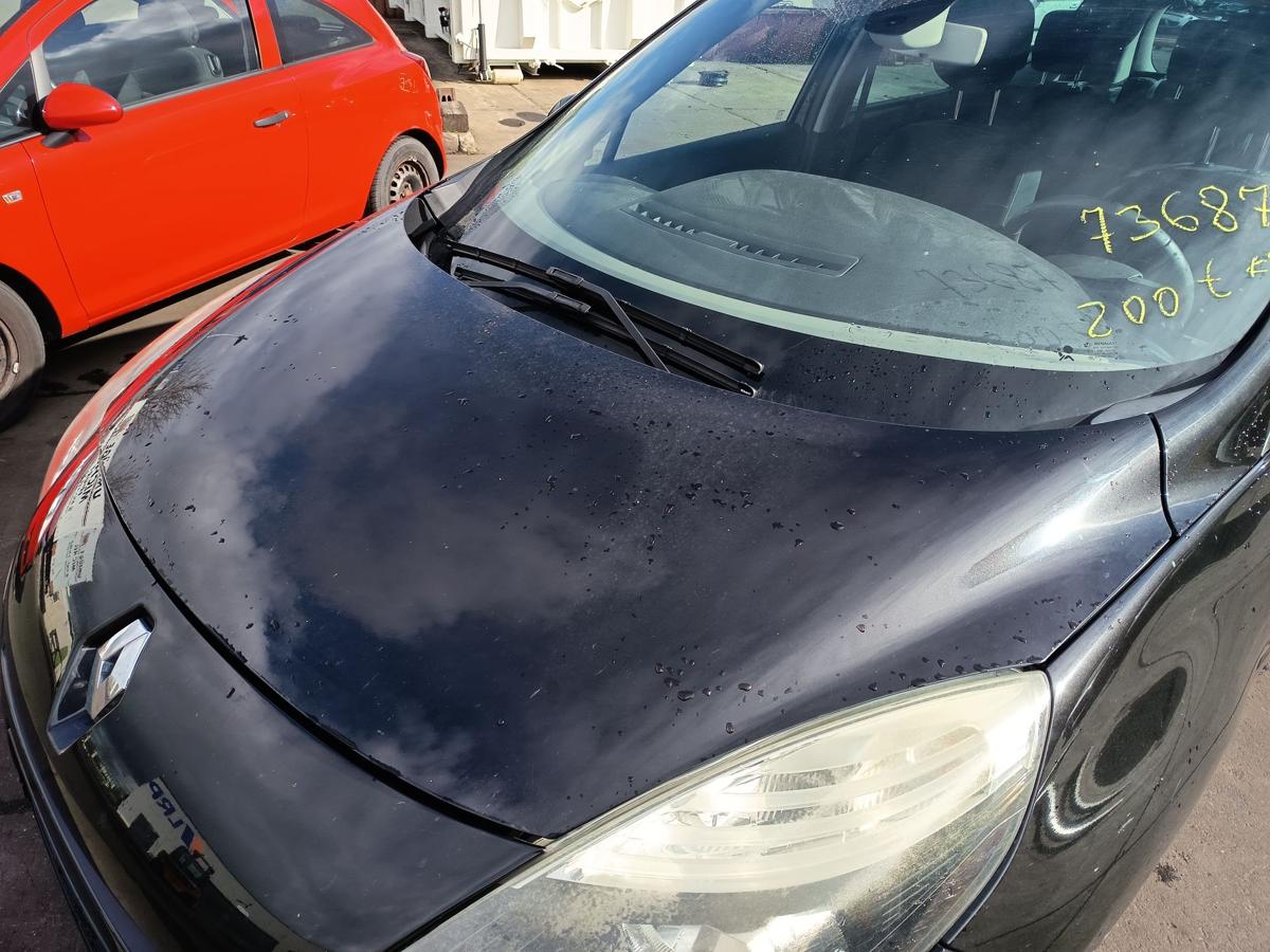 Renault Scenic 3 orig Motorhaube Klappe Deckel vorn Front 676 Perlschwarz Bj2009