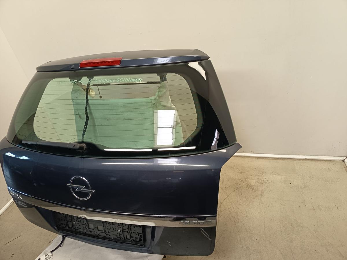 Opel Astra H orig Heckklappe mit Scheibe Kombi 4XU Metroblau Bj 2006