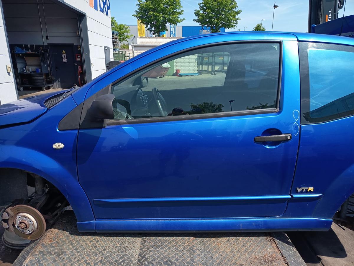 Citroen C2 original Tür links Fahrer KMH Königsblau Bj 2005