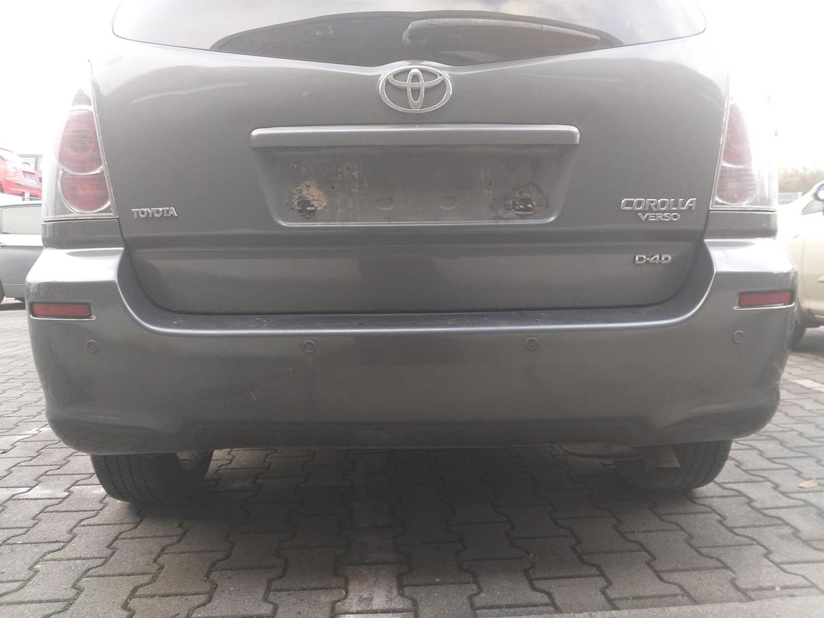 Toyota Corolla Verso original Stoßstange Stossfänger hinten Graumetallic 1C3 Bj.2005