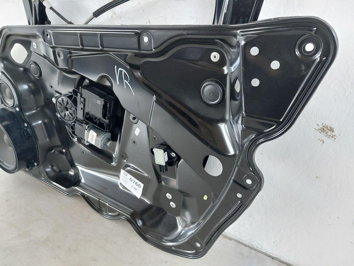 VW Passat 3C B7 Variant Fensterheber vorn rechts Motor Mechanik Grundplatte