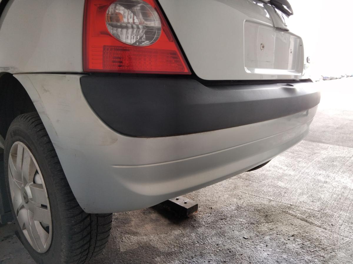Renault Clio 2 Phase 3 original Sto&szlig;stange Sto&szlig;f&auml;nger hinten BJ2004 MV632 Gris Boreal