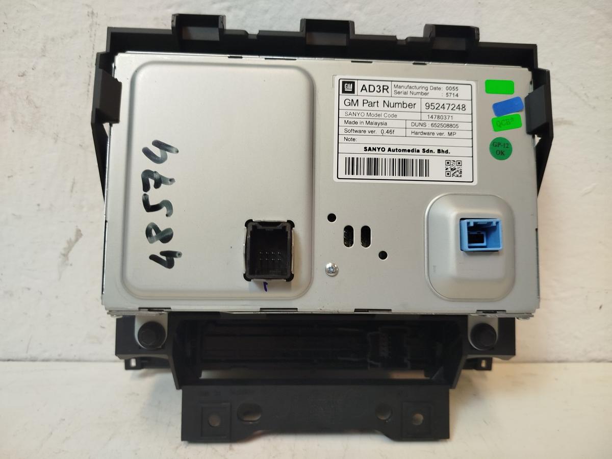 Opel Astra J Caravan Display Anzeige Monitor BIldschirm Radio 600CD OEM