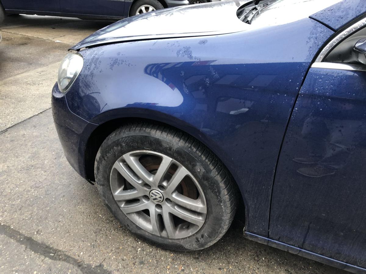 VW Golf 6 VI Variant Kotfl&uuml;gel links Radabdeckung Fender Seitenwand blau OE