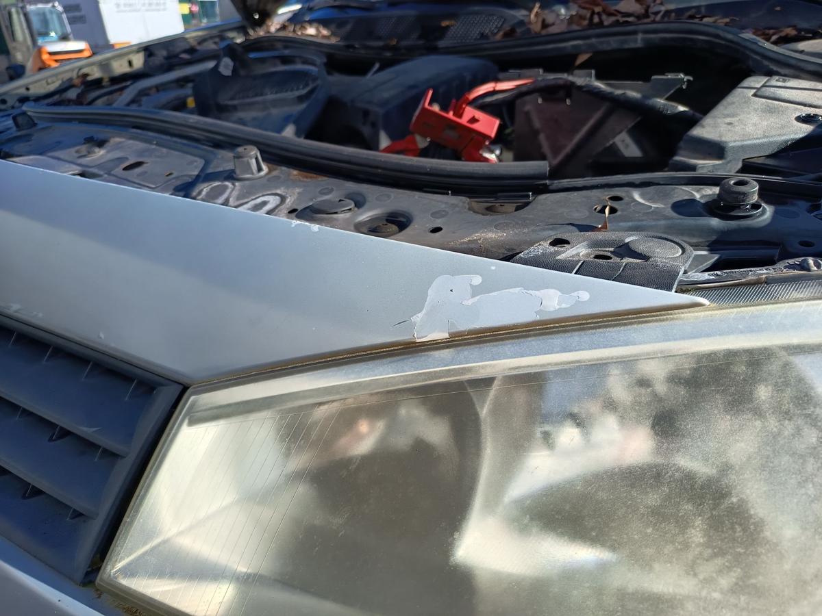 Renault Megane II original Sto&szlig;stange F&auml;nger vorn Front NV632 Gris Boreal Bj2004