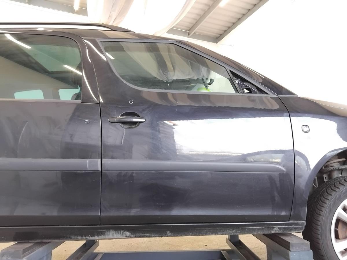Skoda Roomster 5J T&uuml;r vorn rechts Beifahrert&uuml;r BJ2008 LF9R Blackmagicmetallic
