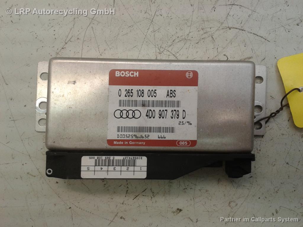 Audi A6 C4 BJ1996 Steuergerät ABS 4D0907379D Bosch 0265108005