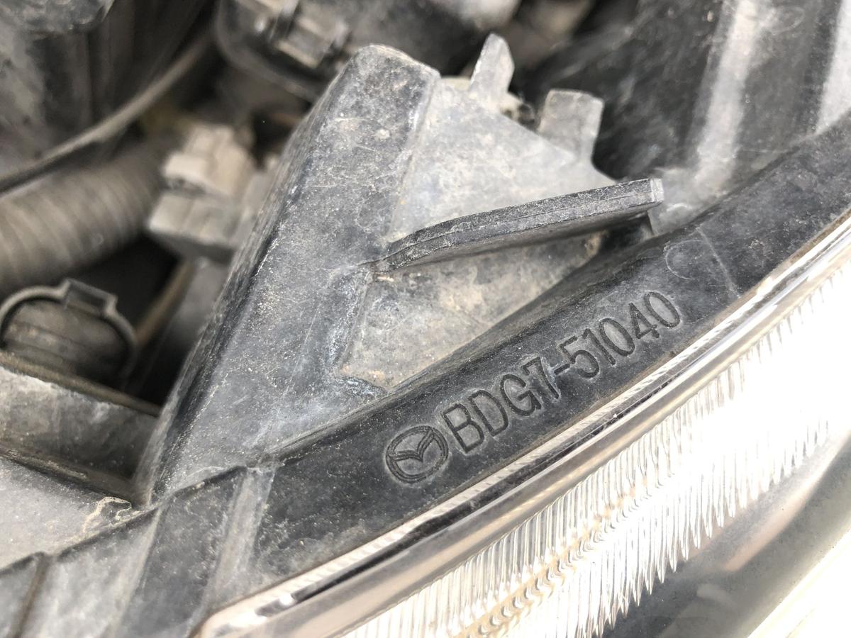Mazda 3 Typ BL Scheinwerfer links Frontscheinwerfer Halogen OEM Trübung