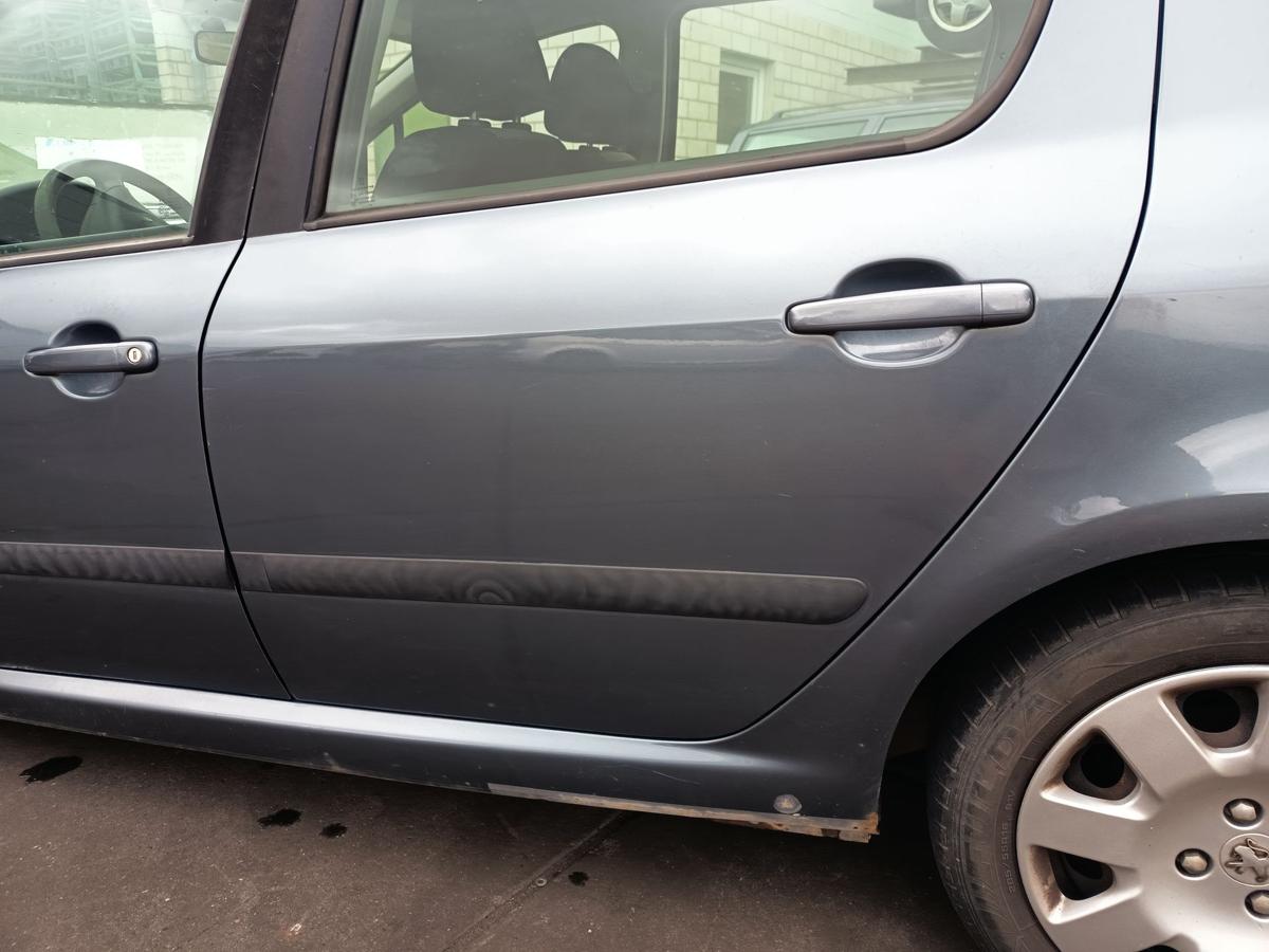 Peugeot 307 orig Tür hinten links 5türer EZW Eisengrau Bj 2005