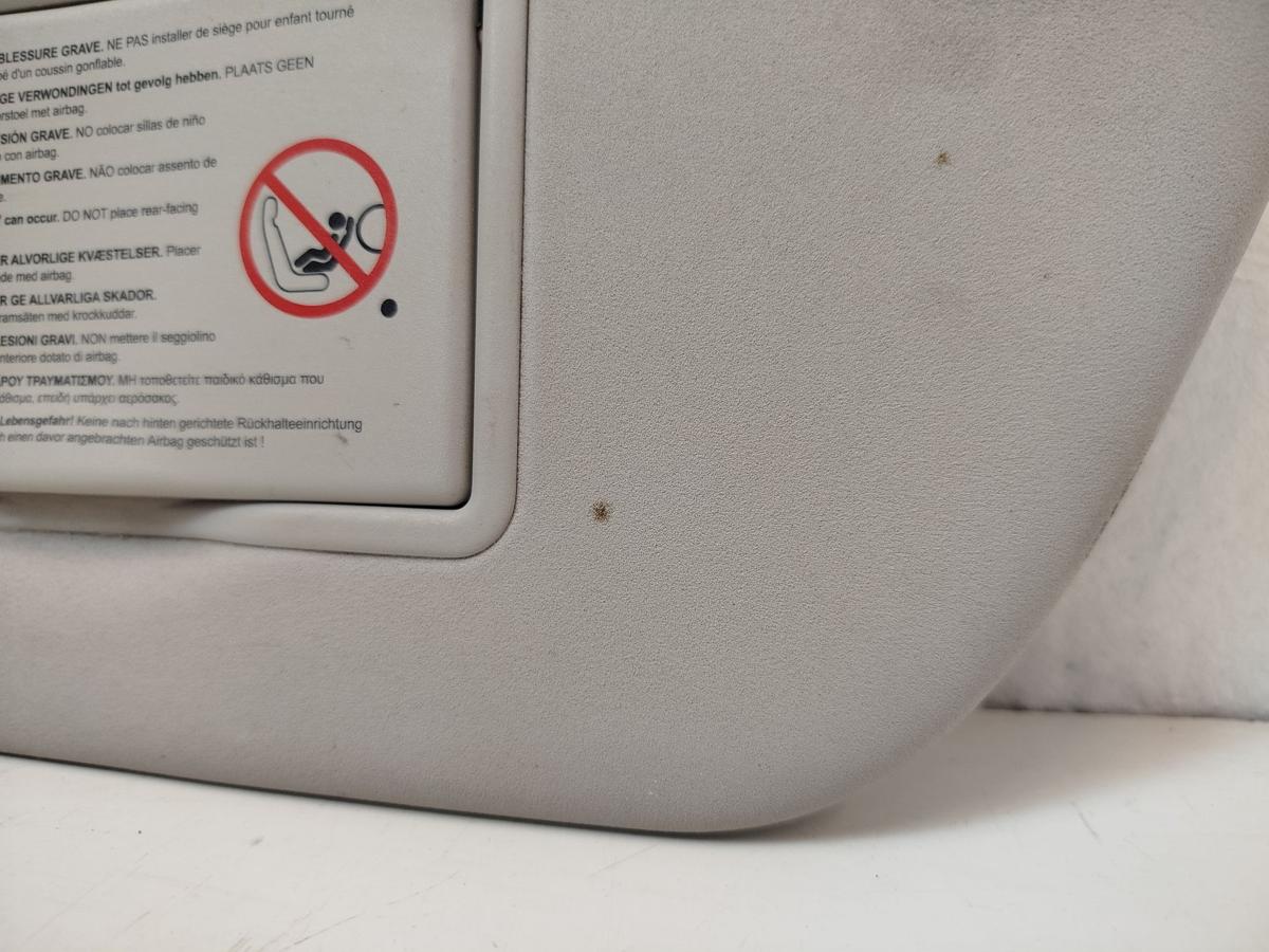 Peugeot 3008 I Typ 0U Sonnenblende vorn rechts mit Spiegel Beifahrerseite