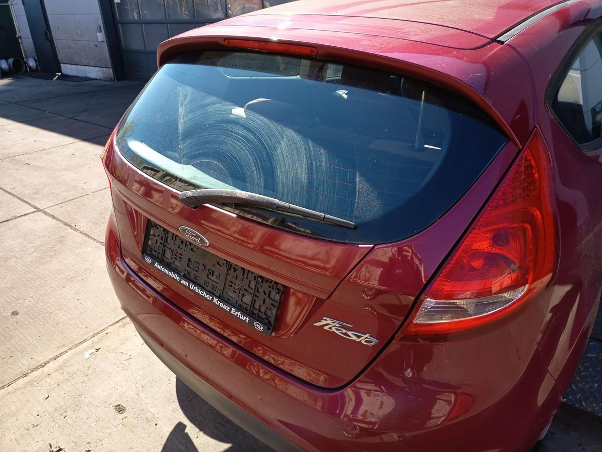 Ford Fiesta MK7 original Heckklappe mit Scheibe Hot Magenta Baujahr 2009
