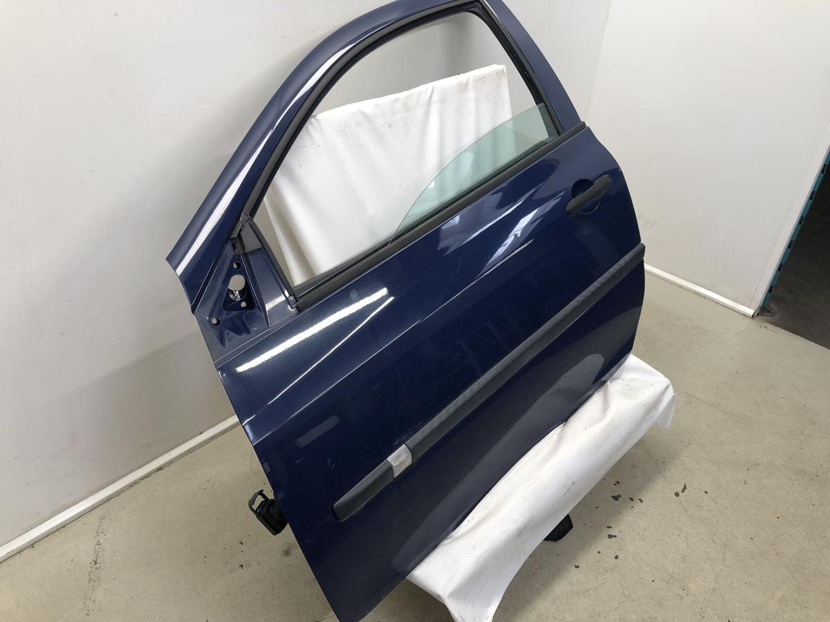 Renault Clio III original Tür links Fahrer 3türer 460 Königsblau Bj 2006