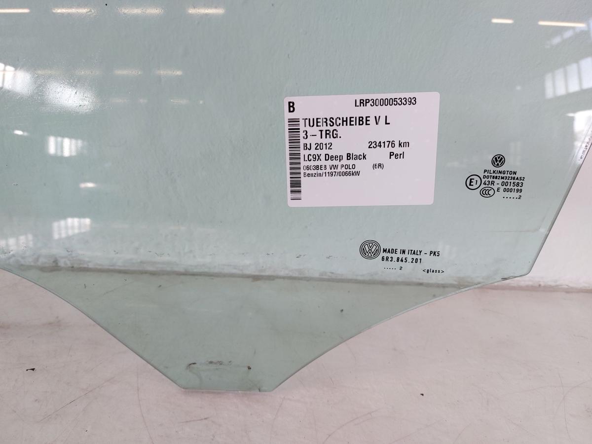 VW Polo 6R Türscheibe Scheibe vorn links nur für 3 türer Colorglas