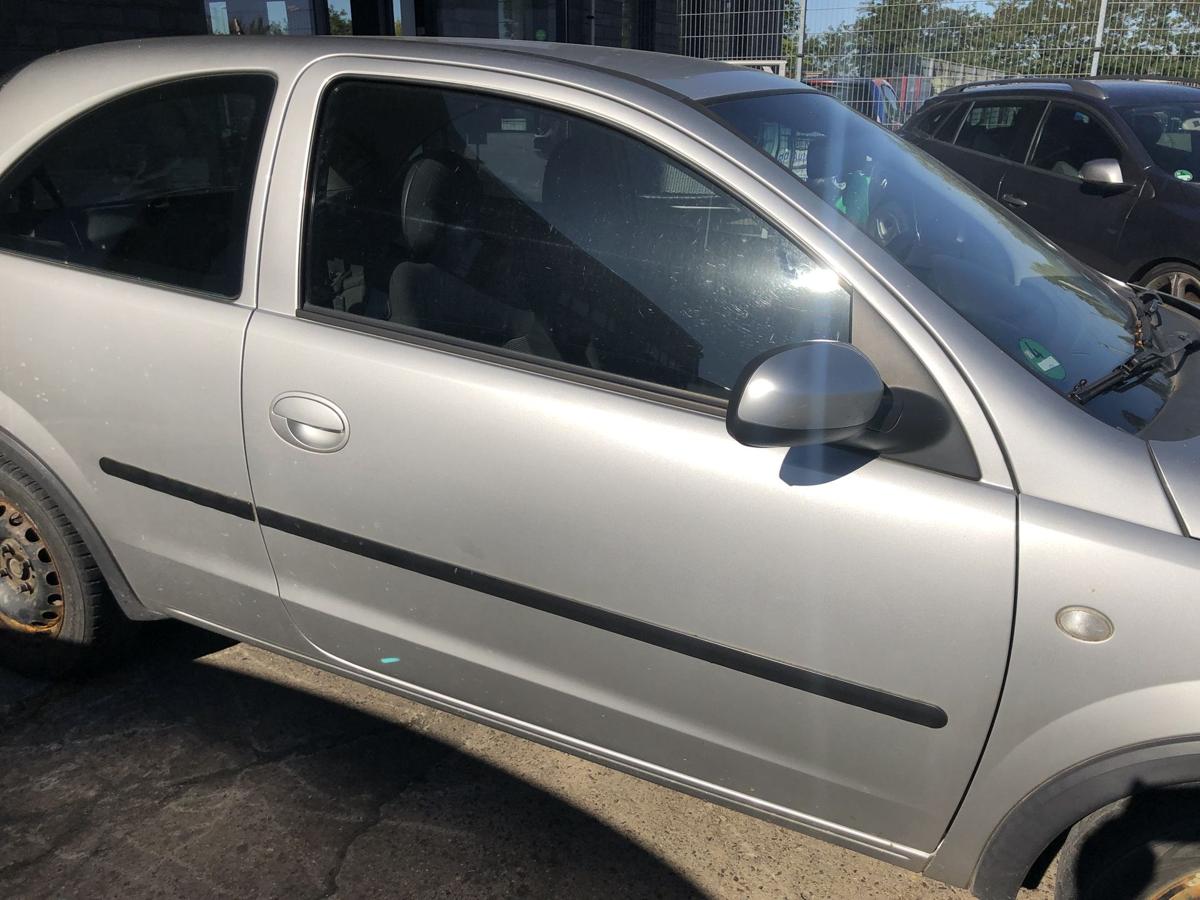 Opel Corsa C ab 2003 Tür vorn rechts Beifahrertür 3 türer Z157 Starsilber