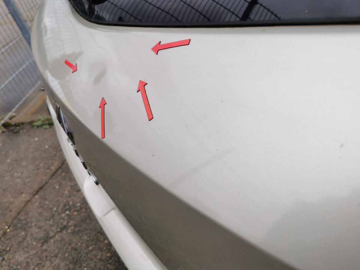 Renault Clio III Heckklappe Klappe Deckel hinten 3trg TED11 BeigePepper DELLEN