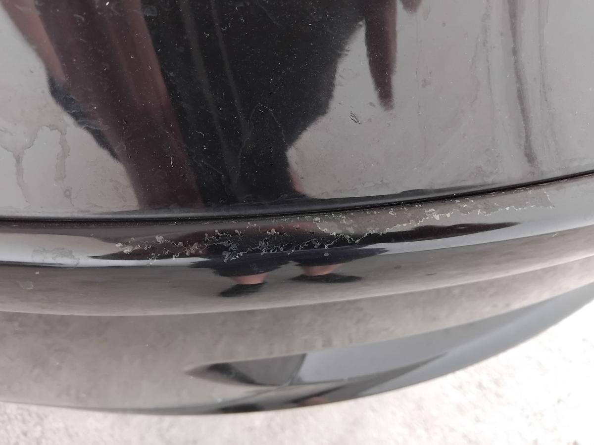 BMW 1er E81 E87 original Sto&szlig;stange Sto&szlig;f&auml;nger vorn 668 SCHWARZ II LCI BJ2008